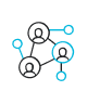 pictogramme symbolisant un réseau de personnes
